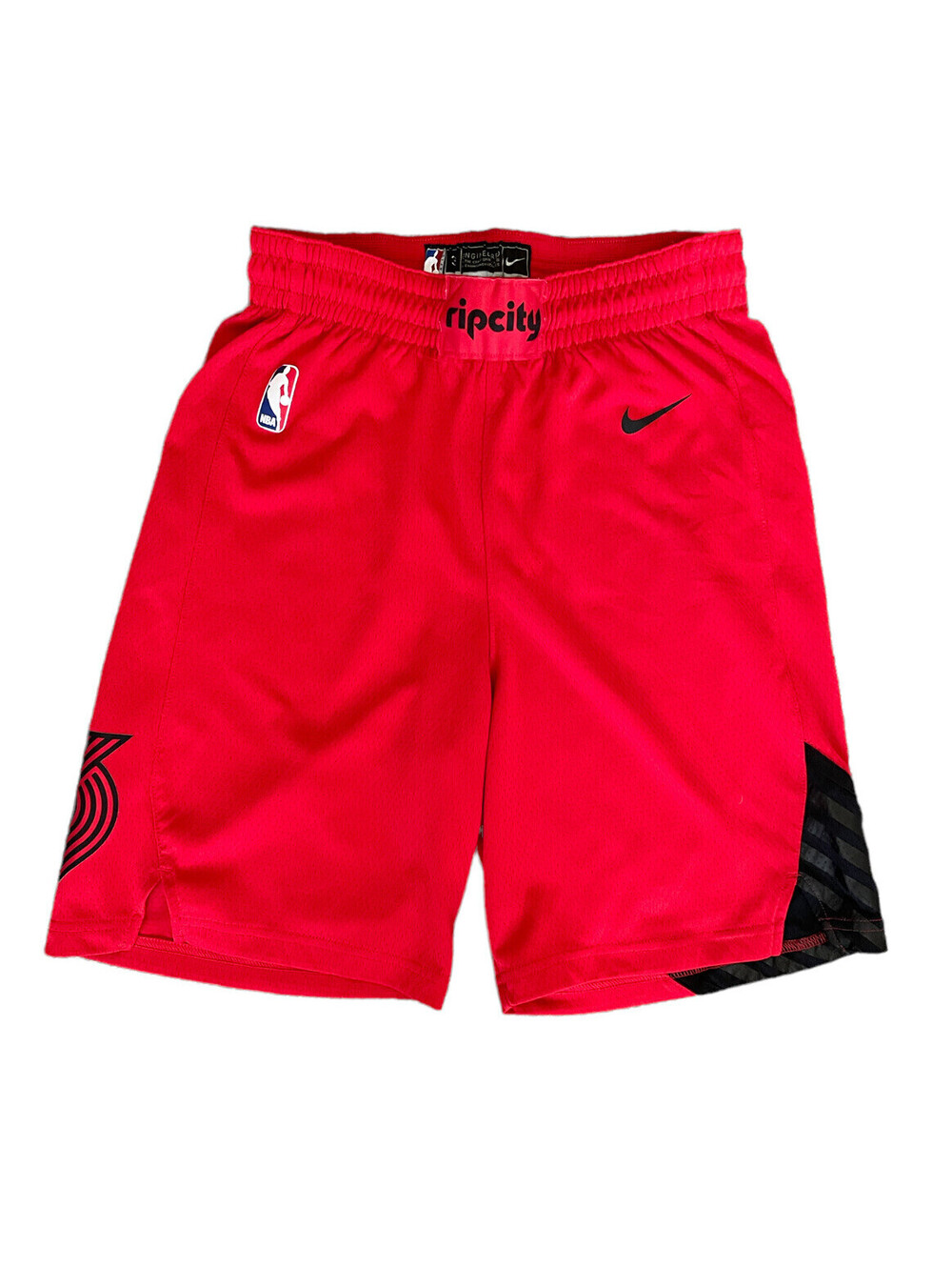 Men’s Nike NBA Portland Trailblazers Authentic Dri-Fit Shorts Red Size Small 30